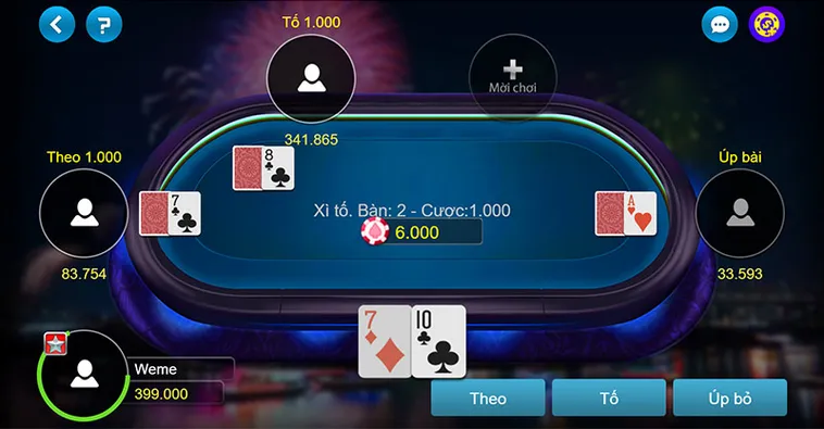 Chinh Phục Bàn Cược Xì Tố 89Bet Đẳng Cấp Thu Về Lợi Nhuận Khủng